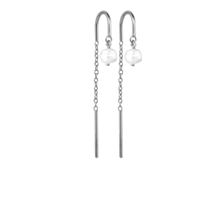 Baby Baroque Pearl Chain Earring