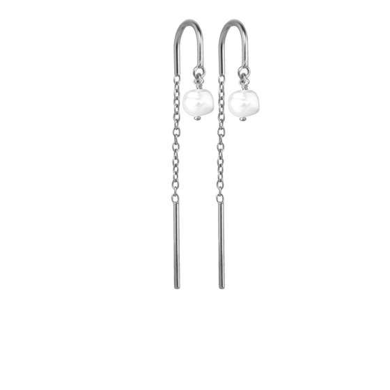 Baby Baroque Pearl Chain Earring