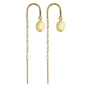 RAY OF SUNLIGHT CHAIN EARRING