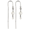 Cordelia Pearl Chain Earrings