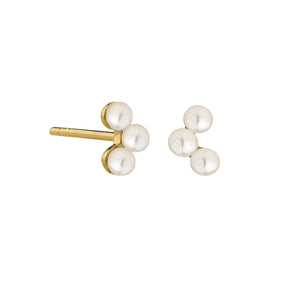 Cordelia Pearl Arc Stud