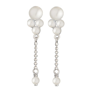 Cordelia Pearl Cluster Øreringe
