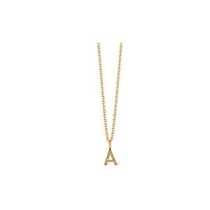 I AM ME Letter Necklace