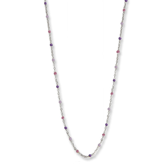 Lavender Beaded Necklace