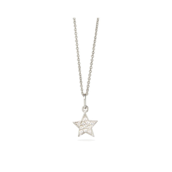 Mini Star Pavé Necklace