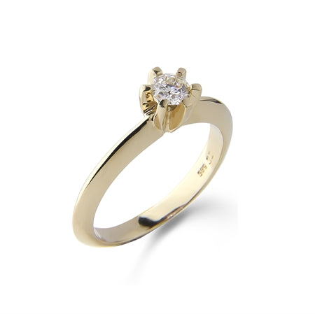 LOVELIEST SOLITAIRE RING  14K GULD 0,25 CT. DIAMANT