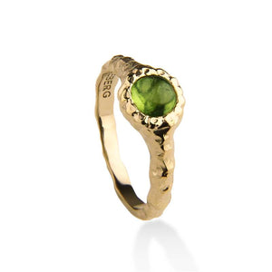 I AM GOLD Peridot Ring