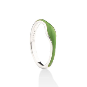 Balance Enamel Green Ring