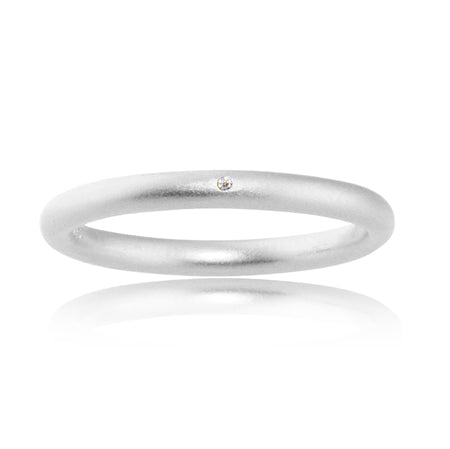 Joyful Diamond Ring i Blank Sterling Sølv