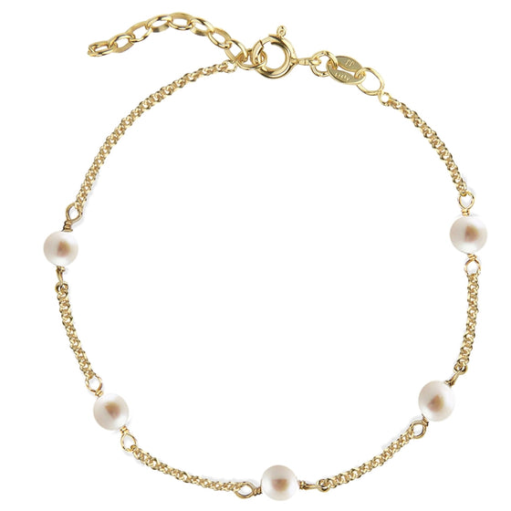 Love Eye Bracelet - Freshwater pearls