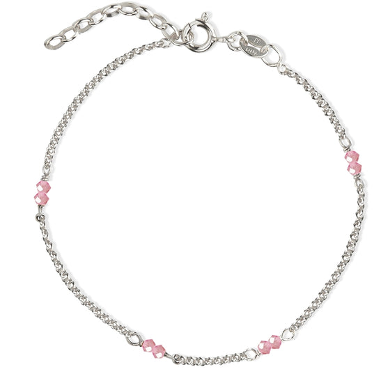 Love Eye Bracelet - Pink crystal