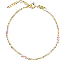  Love Eye Bracelet - Pink crystal